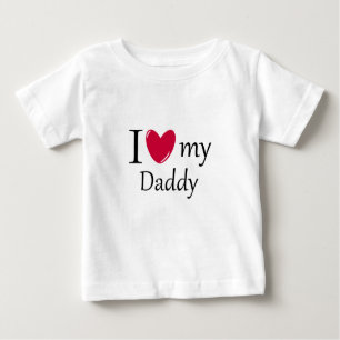 J'aime mon T-shirt de bébé de papa