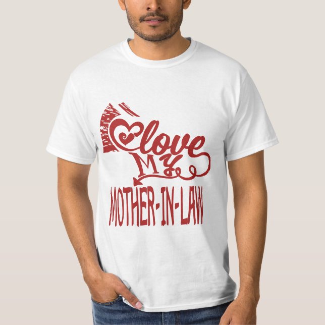 J'aime mon T-shirt de belle-mère (Devant)