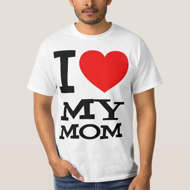 J'aime mon T-shirt de maman (Devant)
