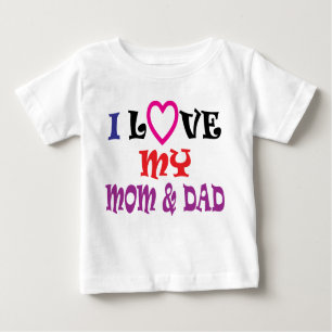 J'aime mon T-shirt de maman et de papa