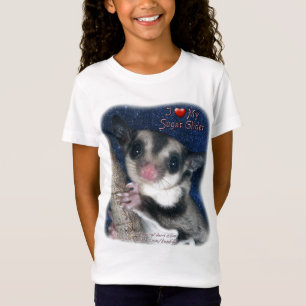 J'aime mon T-shirt de planeur de sucre - le
