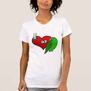 J'aime mon T-shirt masculin de Vosmaeri Eclectus