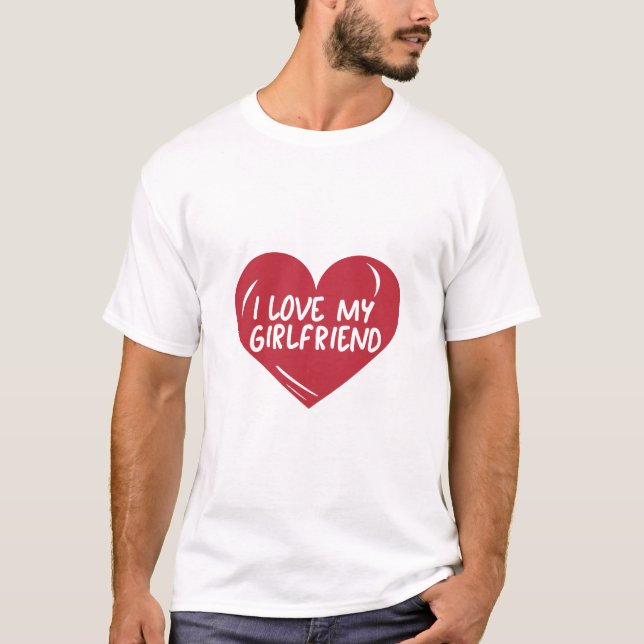 J'Aime Mon T-shirt Personnalisé Pour Fille (Devant)