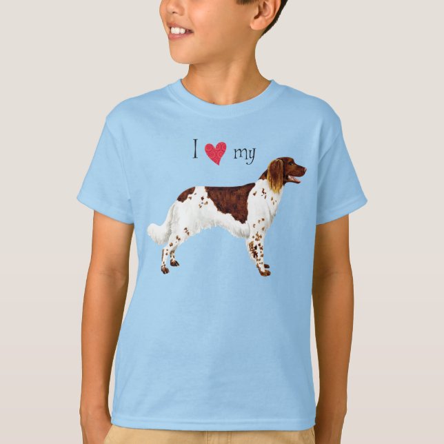 J'aime mon T-shirt Petit Munsterlander (Devant)