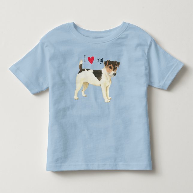 J'aime mon T-shirt Russell Terrier Toddler (Devant)