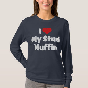 J'Aime Mon T-Shirt Stud Muffin Foncé