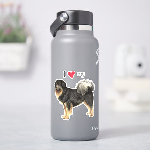 J'aime mon tiroir tibétain Mastiff Vinyl Sticker