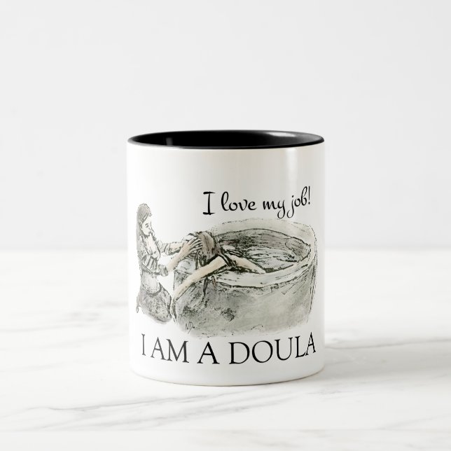 J'AIME MON TRAVAIL - tasse de doula (Centre)