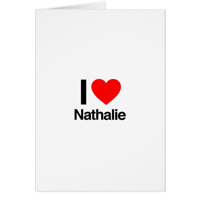 j'aime nathalie (Devant)