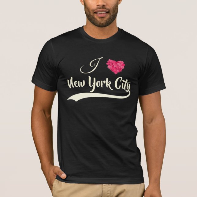 J'Aime New York City. T-shirt personnalisé (Devant)