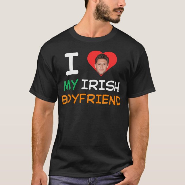 J'Aime Niall Tshirt Mon ami Irlandais (Devant)