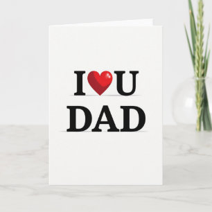 J'aime Papa Carte d'Art