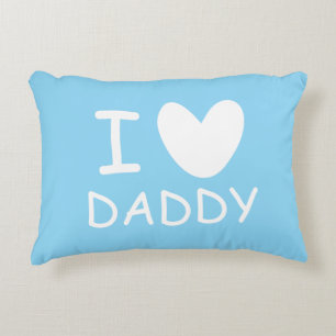 J'aime papa coussin déco accent mignon pour la nur