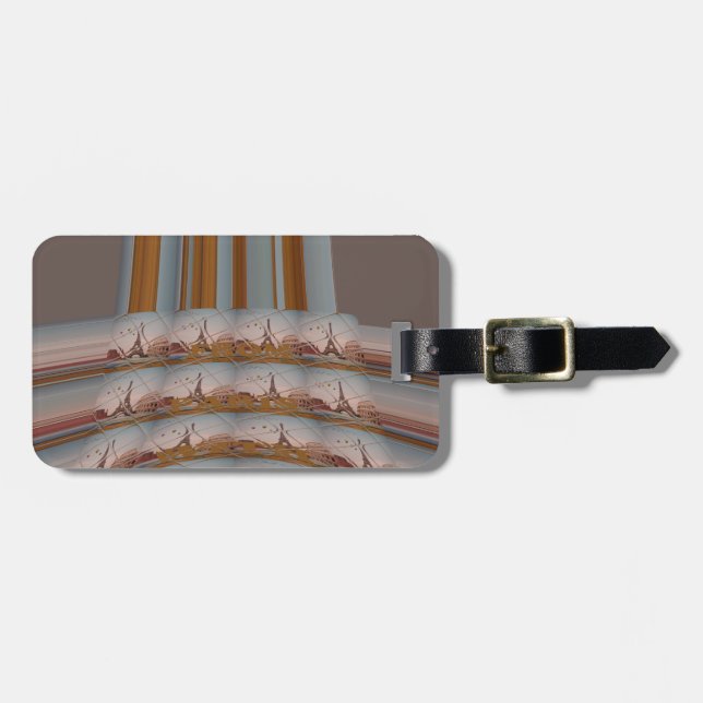 J'aime Paris ( I Liebe Paris ) Gepäckanhänger (Vorderseite horizontal)