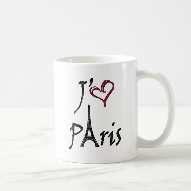 j'aime Paris Kaffeetasse (Rechts)