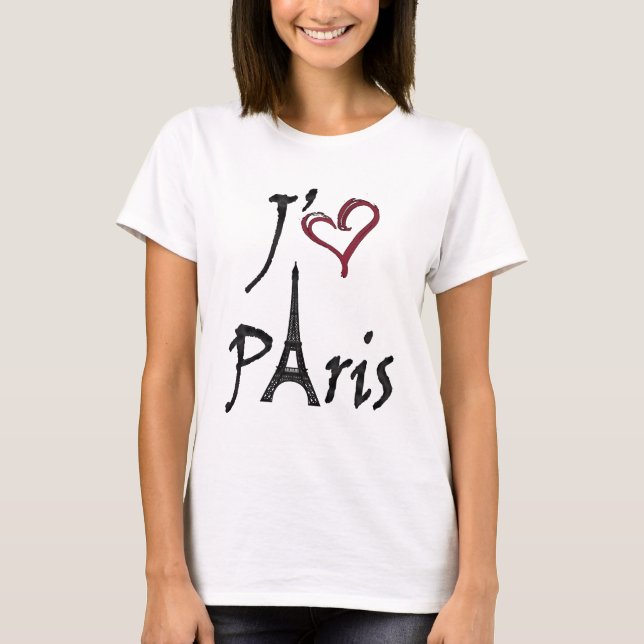 j'aime Paris T-Shirt (Vorderseite)