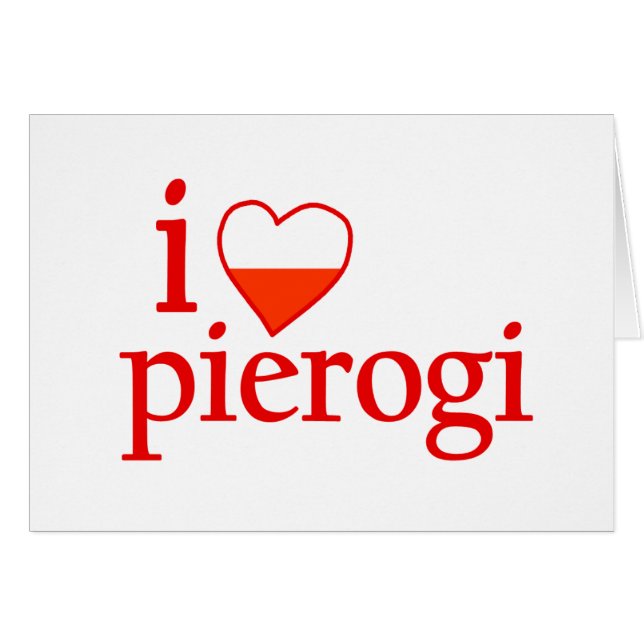 J'aime Pierogi (Devant horizontal)