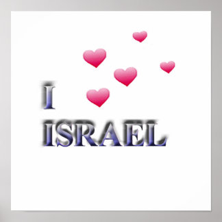 J'aime Poster d'Israël