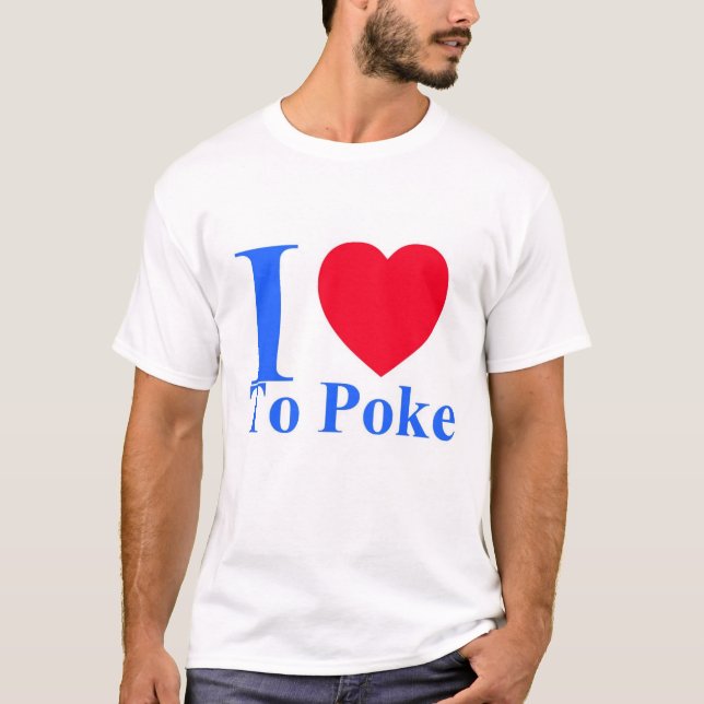 J'aime pousser le T-shirt (Devant)