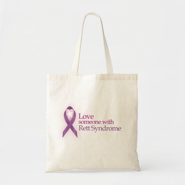 J'aime quelqu'un avec le syndrome de Rett - sac (Devant)