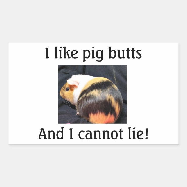 J'Aime Sticker Boutons Piggy (Devant)