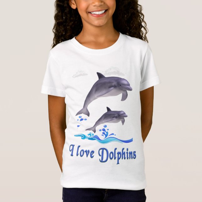 J'aime T-shirt Dolphins (Devant)