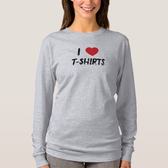 J'aime T-shirt T-shirt (Devant)