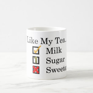 J'Aime... Thé au lait et 1 café sucre Mug