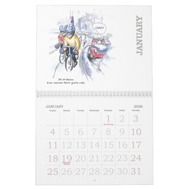 J'aime Tris 2013 - calendrier pour Triathletes (Jan 2026)