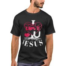 J'AIME U JESUS DARK T-SHIRT