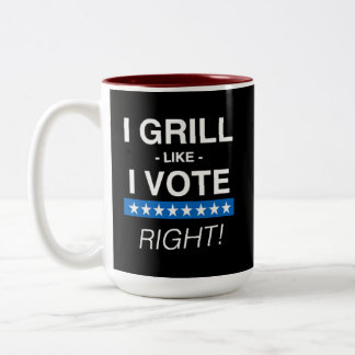 "J'AIME VOTER... D'ACCORD !" Mug