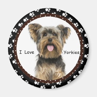 J'aime Yorkies Magnet