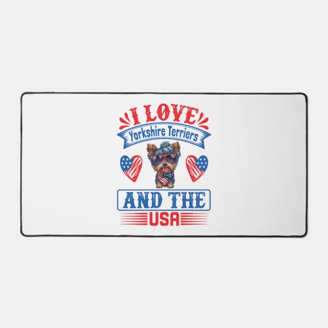 J'aime Yorkshire Terriers et les USA 01 (Recto)