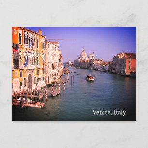 J'aimerais être à Venise, Italie Carte postale de 