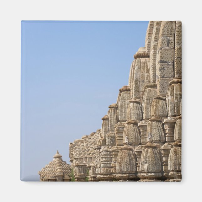 Jain-Tempel in Chittorgarh Fort, Indien Magnet (Vorne)