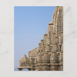 Jain Tempel in Chittorgarh Fort, Indien Postkarte