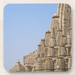 Jain temple in Chittorgarh Fort, India Untersetzer