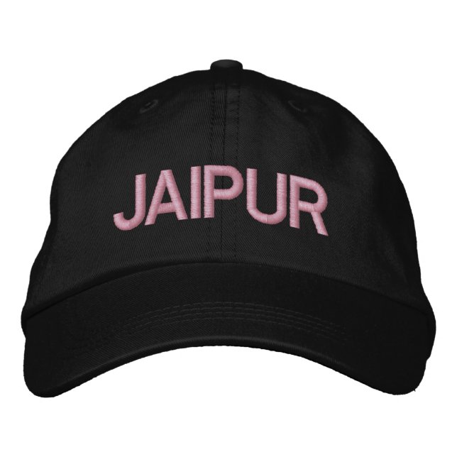 Jaipur Cap Bestickte Kappe (Vorderseite)