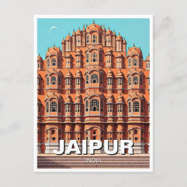Jaipur Hawa Mahal Souvenir Postkarte