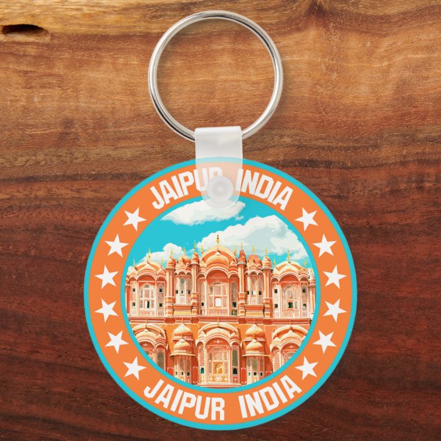 Jaipur India Schlüsselanhänger (Vorderseite)