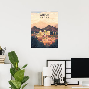Jaipur – Indiens königliche rosa Stadt Poster
