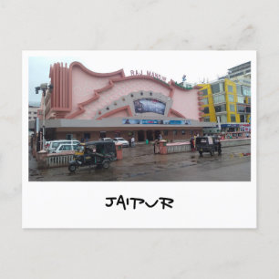 Jaipur, Rajasthan, Indien Postkarte