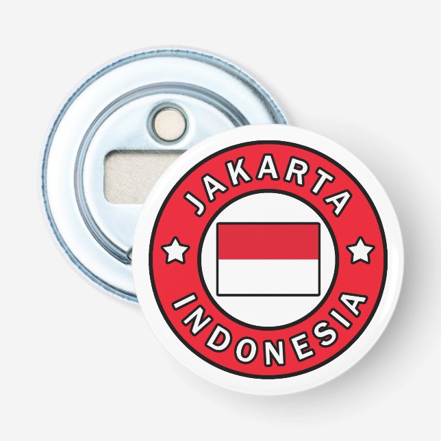 Jakarta Indonesia Flaschenöffner (Vorderseite)