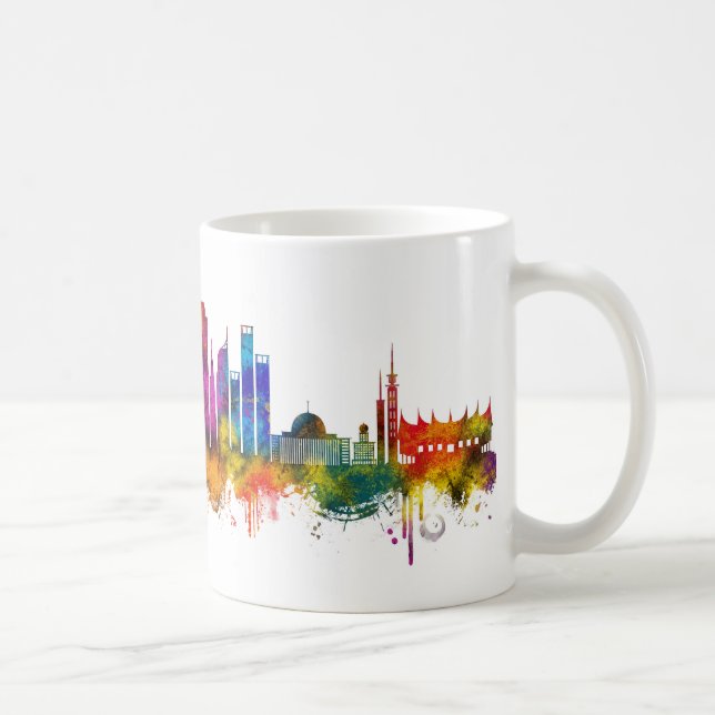   Jakarta Indonesia Skyline Kaffeetasse (Rechts)