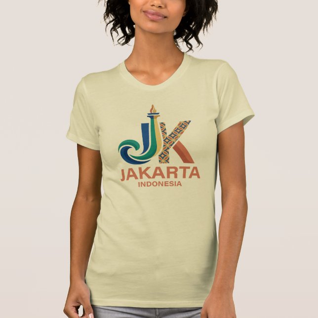 Jakarta Indonesia Southeast Asia T-Shirt (Vorderseite)