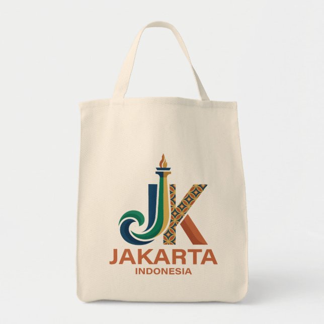 Jakarta Indonesia Southeast Asia Tragetasche (Vorne)