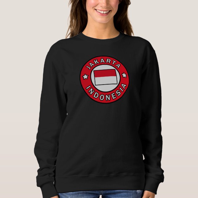 Jakarta Indonesia Sweatshirt (Vorderseite)