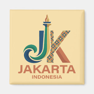 Jakarta Indonesien Südostasien Magnet