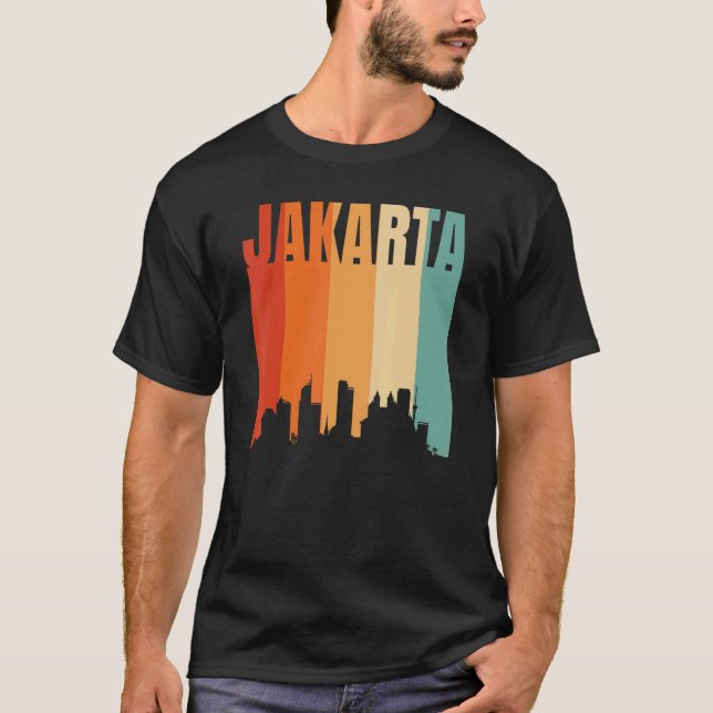 Jakarta Skyline T-Shirt (Vorderseite)