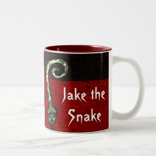 Jake die Schlange Zweifarbige Tasse